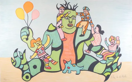 Литография De Saint Phalle - Le Monstre