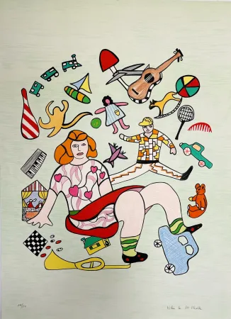 Литография De Saint Phalle - Les Jouets