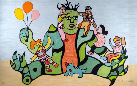 Литография De Saint Phalle - Méchant Méchant 