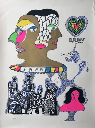 Сериграфия De Saint Phalle - Nana Power 