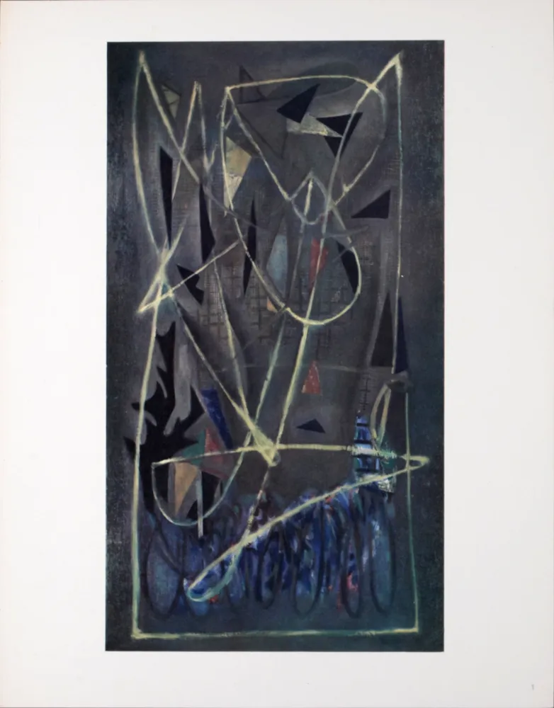 Гашение De Stael - Composition, 1960.