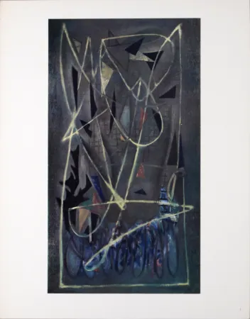 Гашение De Stael - Composition, 1960.