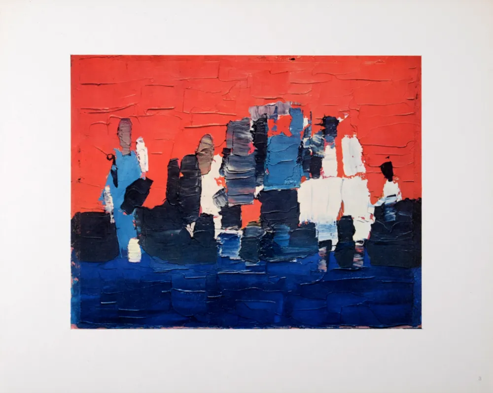 Гашение De Stael - Les petits footballeurs, 1960