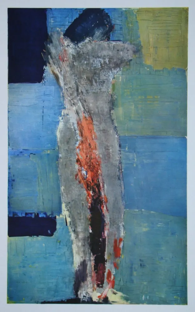 Литография De Stael - Nu debout