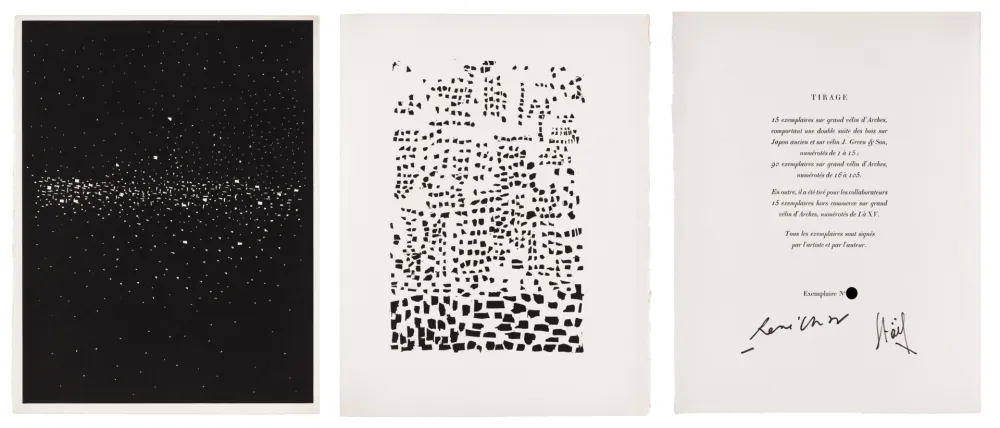 Иллюстрированная Книга De Stael - René Char. POÈMES. 14 bois originaux à pleine page (1952)