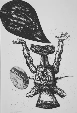 Офорт De Vita - Le cose che volano I