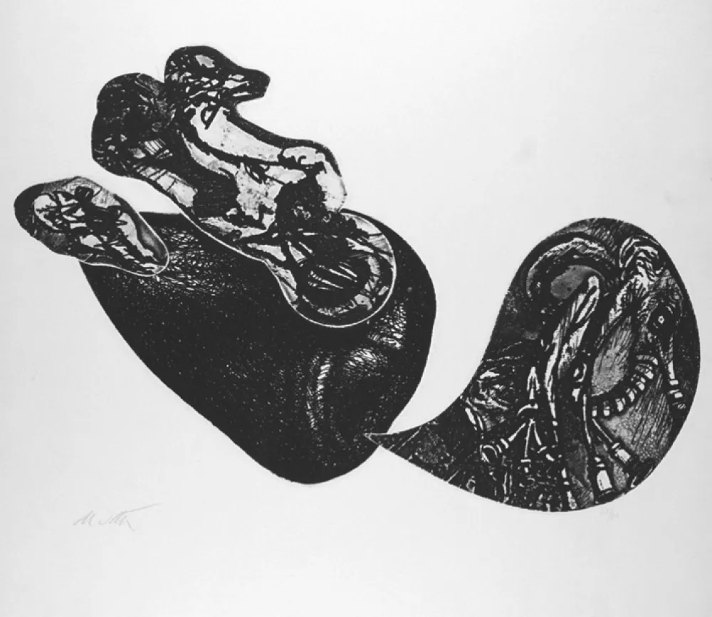 Офорт De Vita - Le cose che volano II