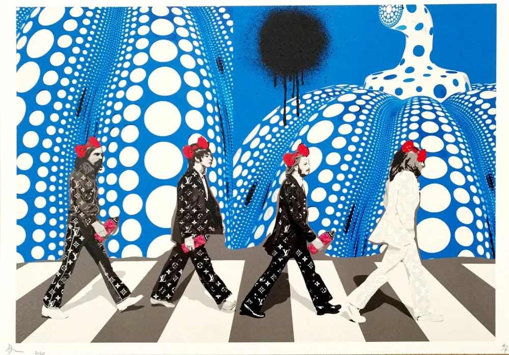 Цифровой Эстамп Death Nyc - Beatles Blue