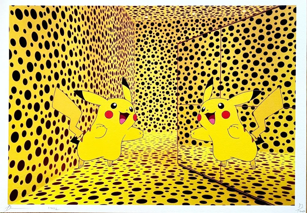 Цифровой Эстамп Death Nyc - Pikachu