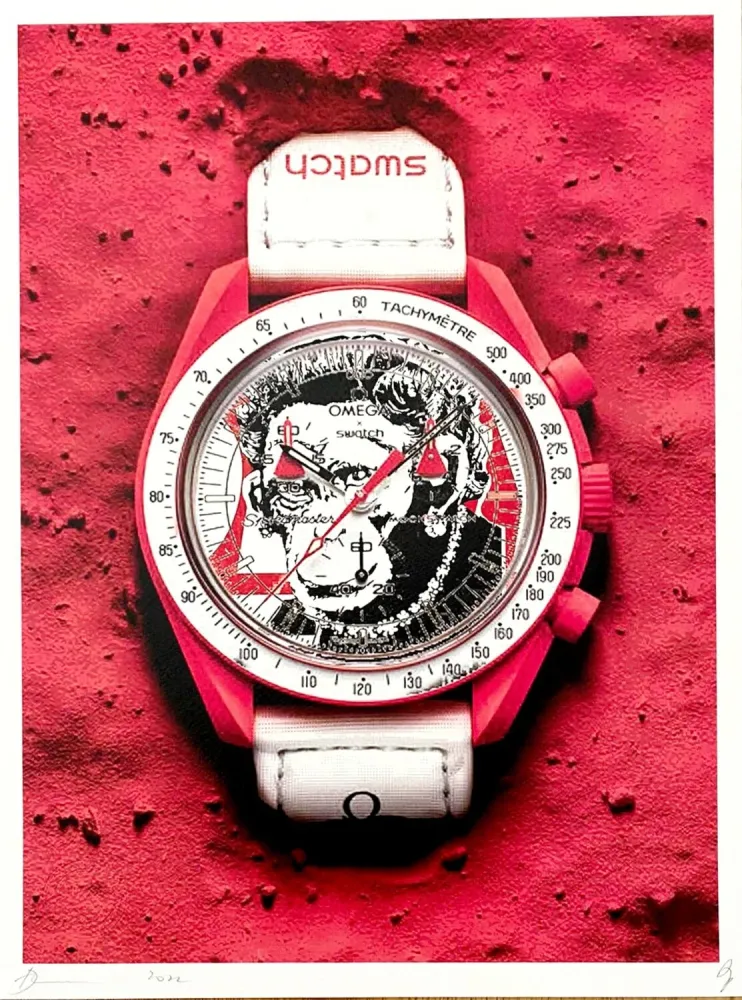 Цифровой Эстамп Death Nyc - Swatch Red Monkey