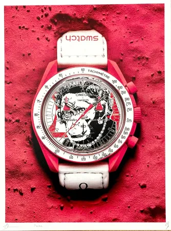 Цифровой Эстамп Death Nyc - Swatch Red Monkey