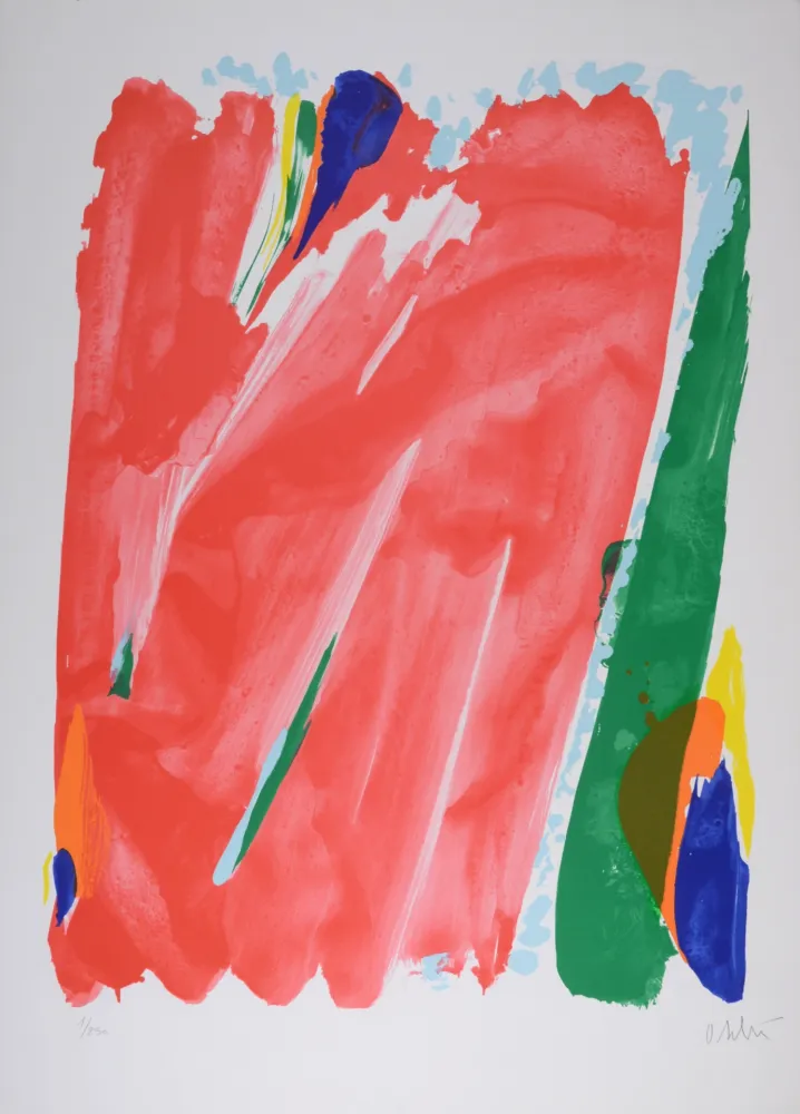 Литография Debré - Le Rideau rouge