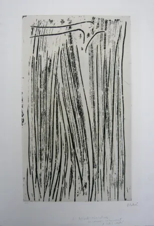 Офорт И Аквитанта Debré - Personnage signe