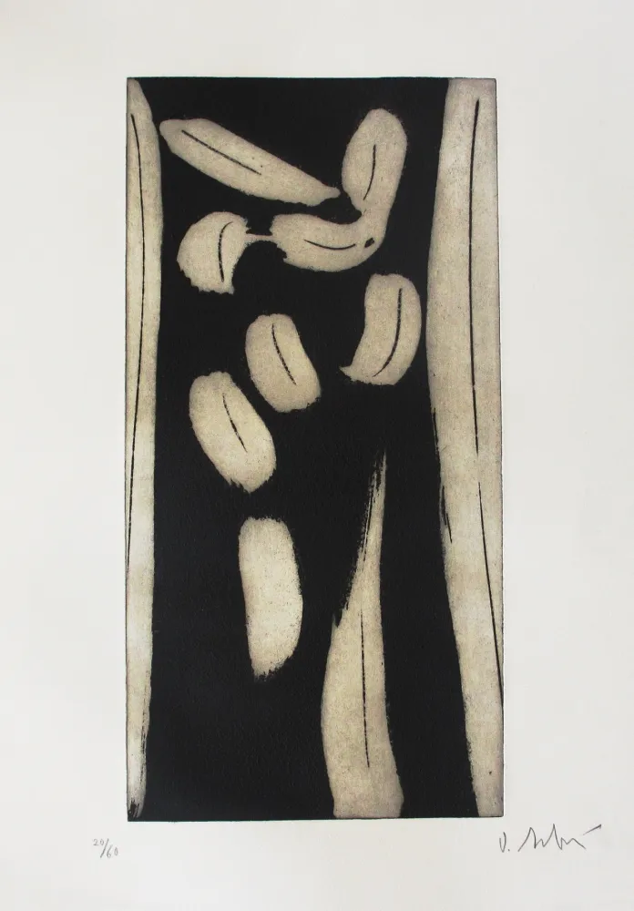 Офорт И Аквитанта Debré - Petit signe-Personnage V