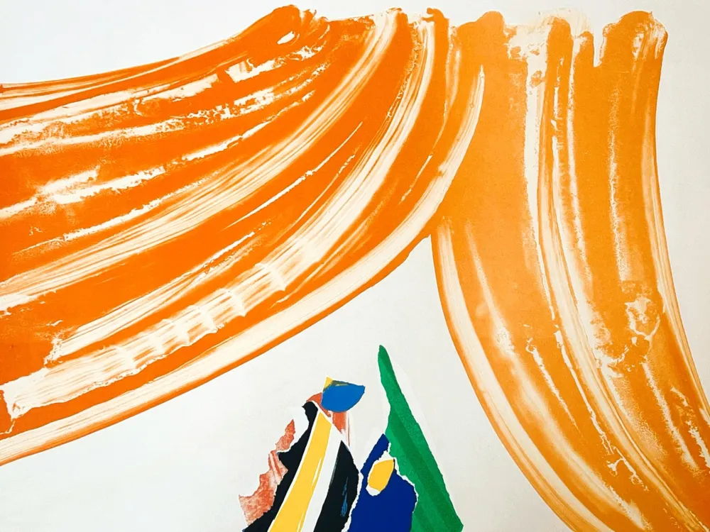 Литография Debré - Rideau rouge 