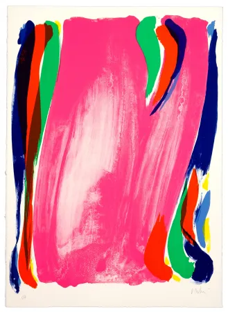 Литография Debré - Rose de l'Inde