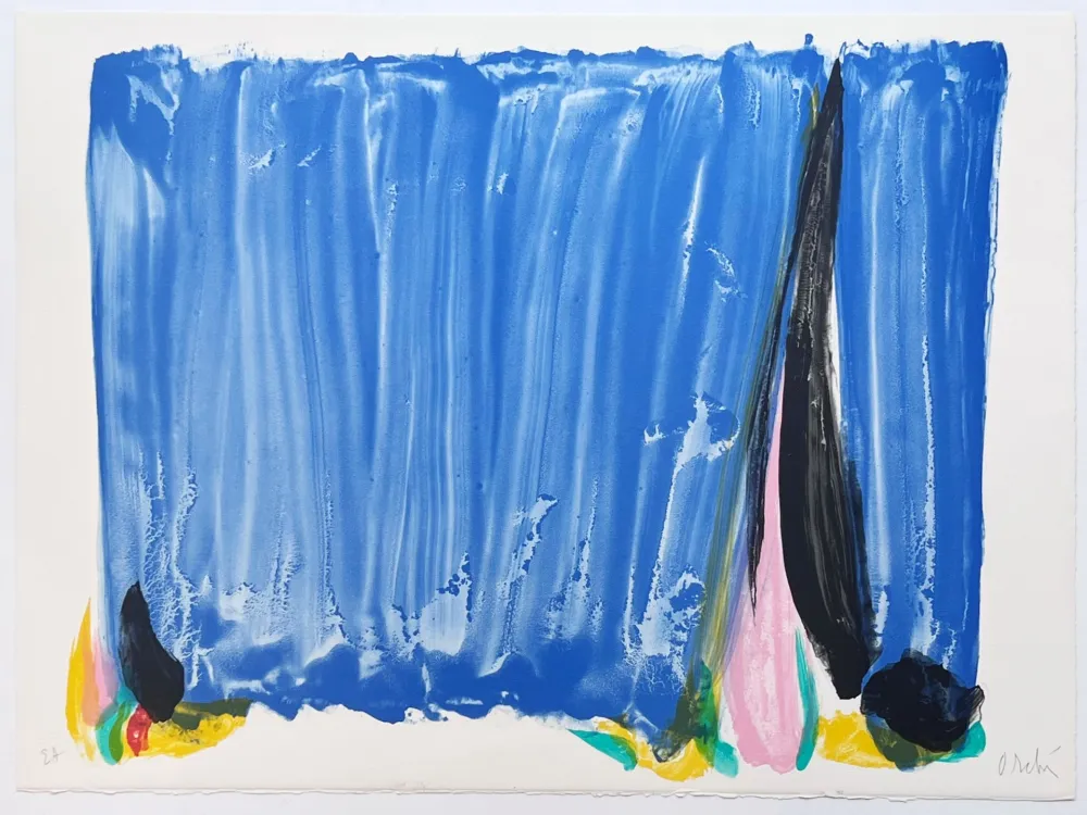 Литография Debré - Signe-Paysage Loire 