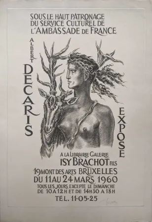 Офорт Decaris - Diane