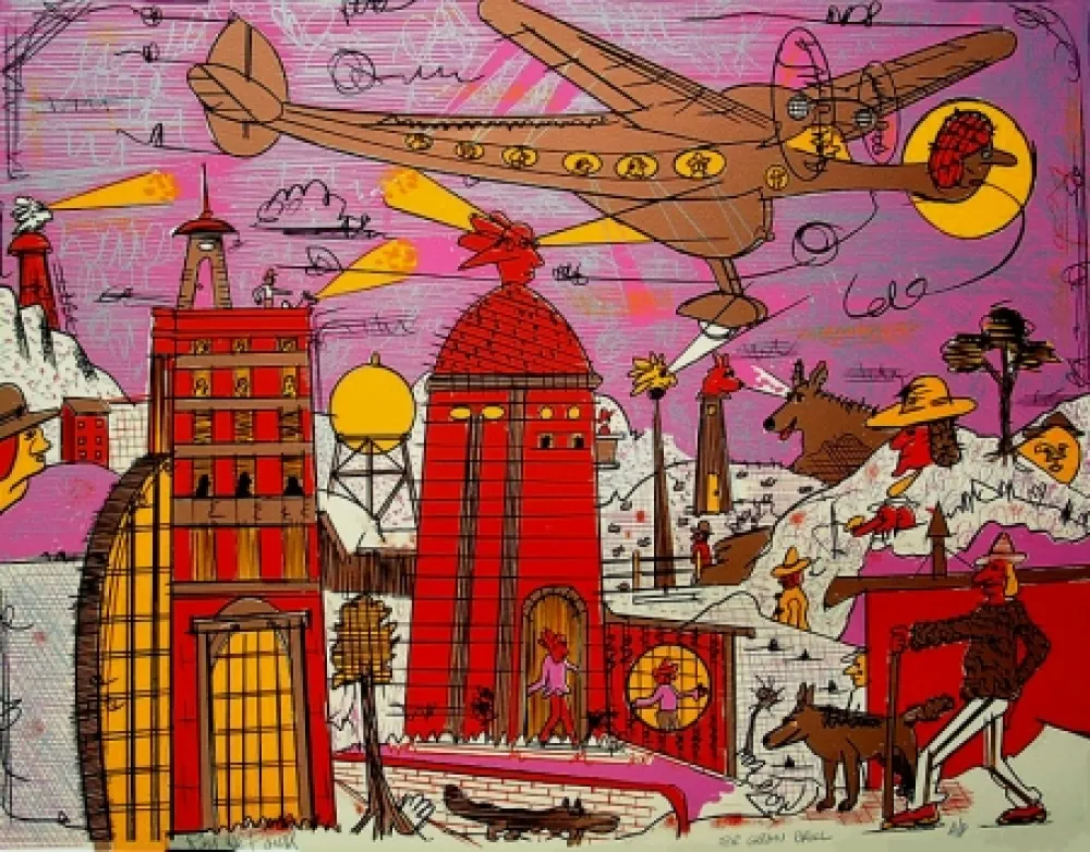 Литография Deforest - Story of Flight II