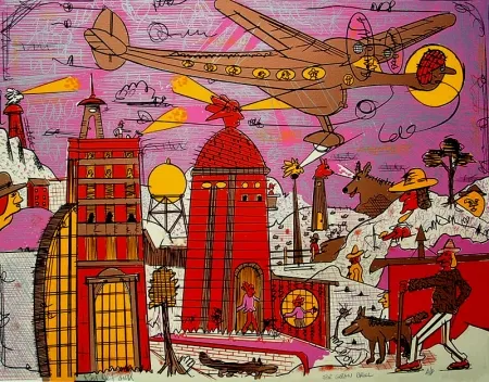 Литография Deforest - Story of Flight II