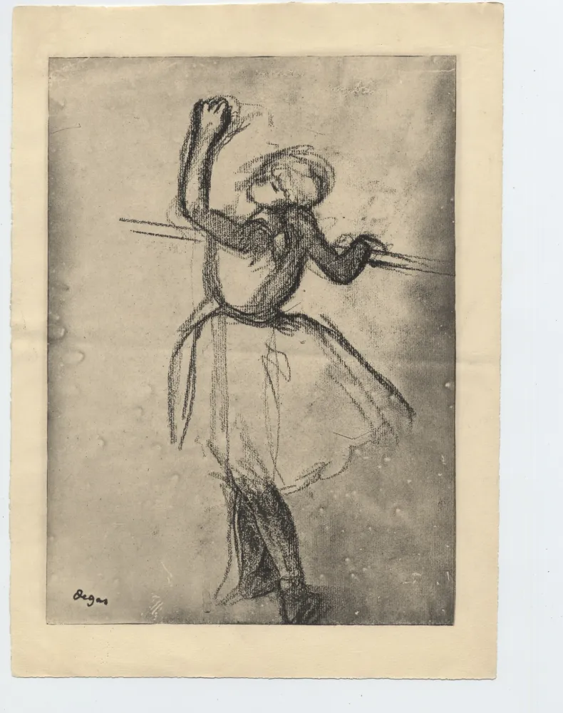 Офорт И Аквитанта Degas - Danseuse (étude, vers 1878)