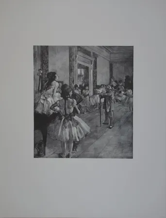 Гравюра На Дереве Degas - La classe de Danse