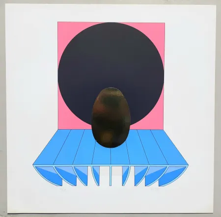 Сериграфия Del Pezzo - Composizione