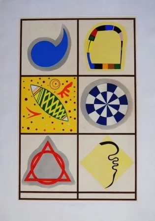 Сериграфия Del Pezzo - Senza titolo