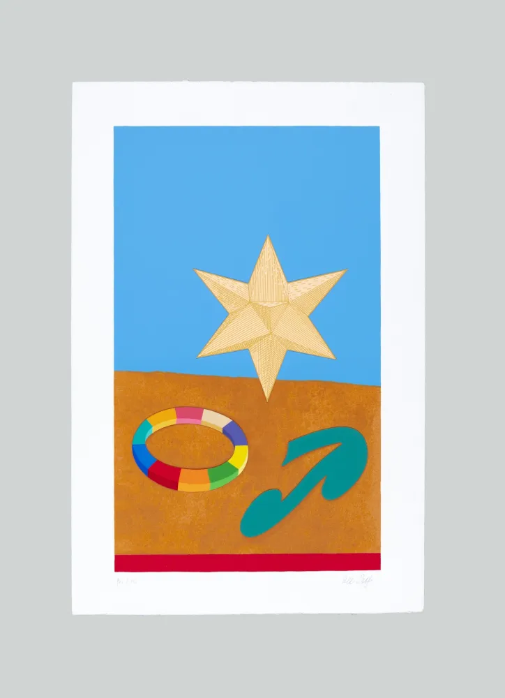 Сериграфия Del Pezzo - Stella