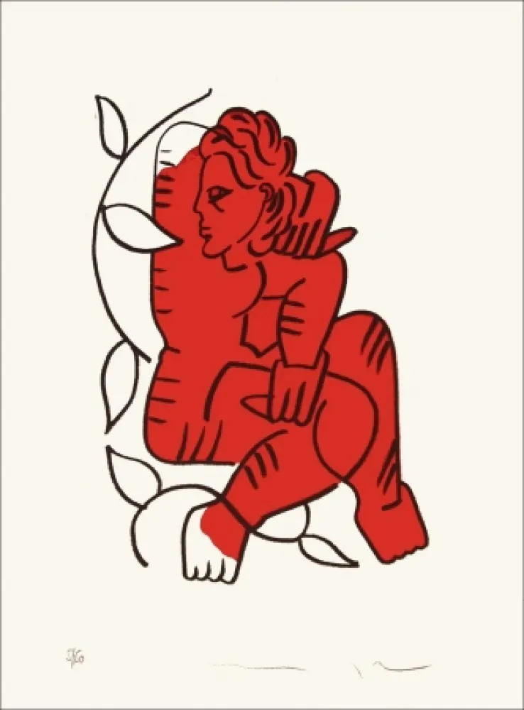 Литография Del Re - Chine