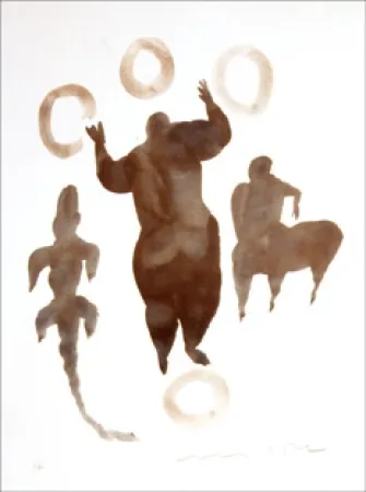 Литография Del Re - Cirque