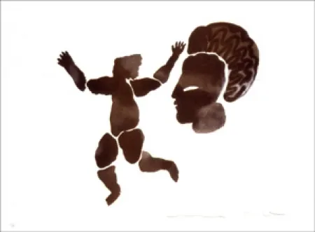 Литография Del Re - Danse noire