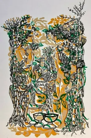 Литография Del Rio - Dos Mujeres