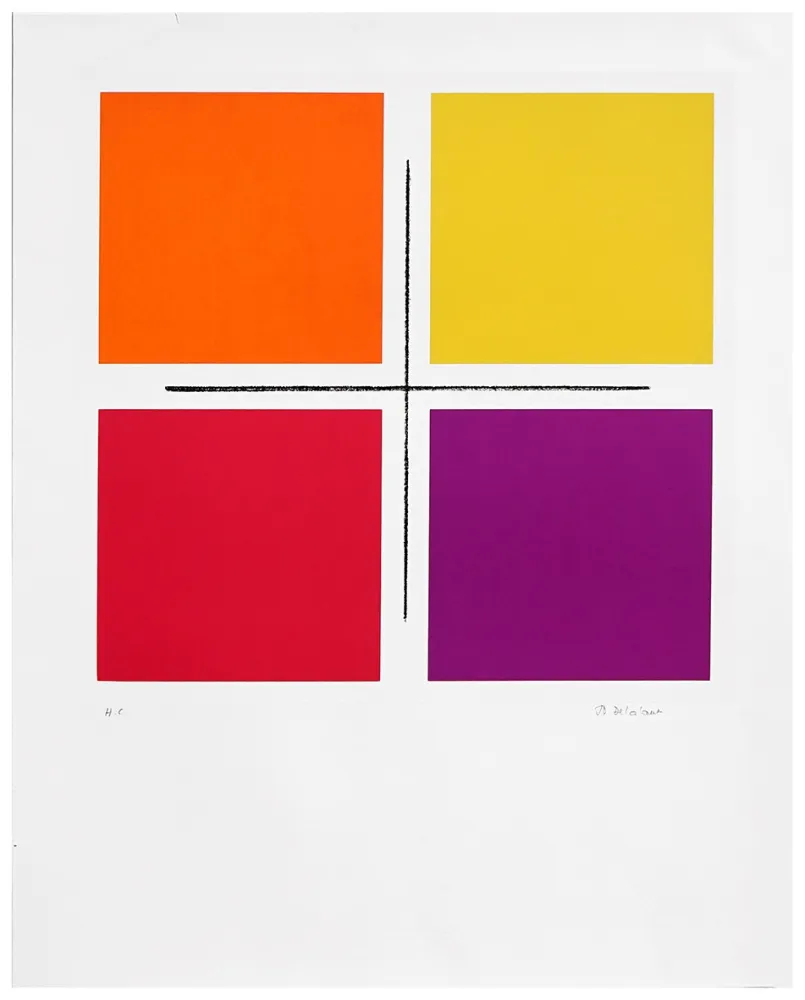 Сериграфия Delahaut - Sans titre