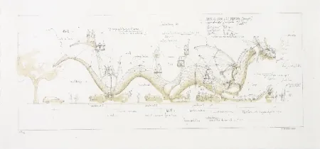 Литография Delarozière - Le dragon