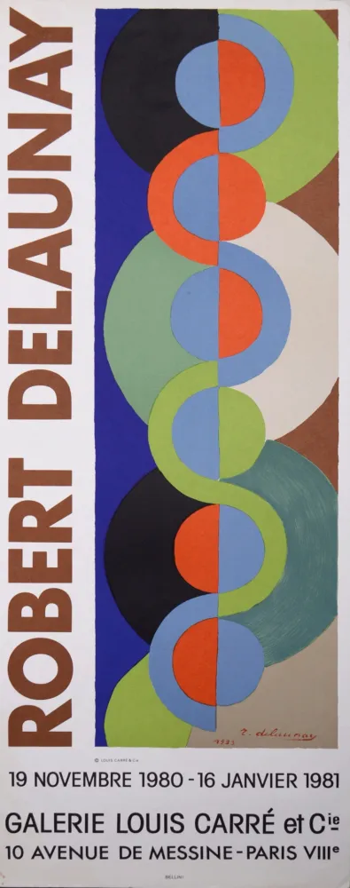 Литография Delaunay - (After) Rythme, 1980