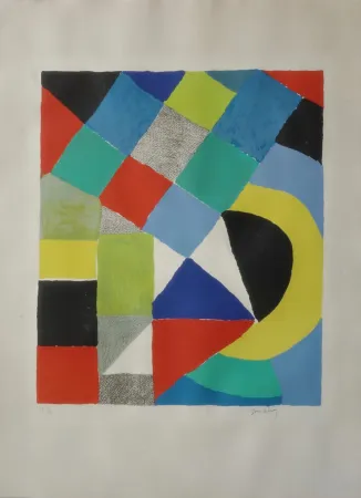 Литография Delaunay - Arlequin (Harlequin)