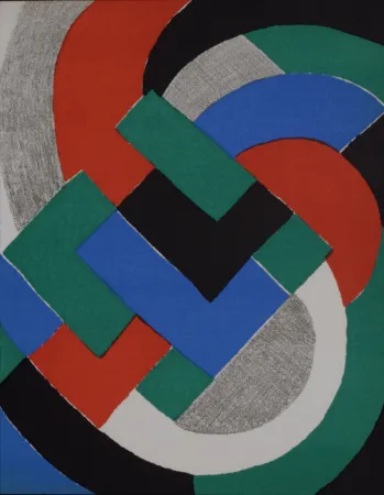 Литография Delaunay - Composition, 1969