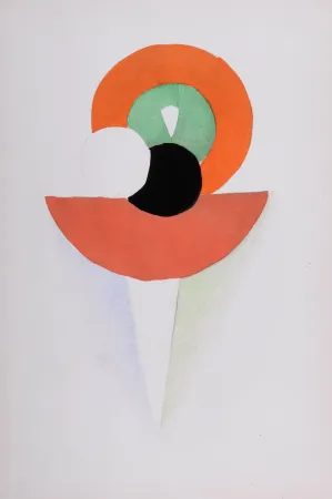 Трафарет Delaunay -  Costumes (D), 1969