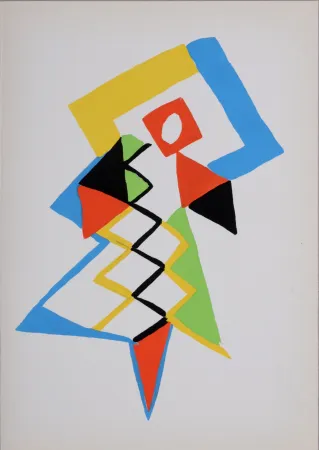 Трафарет Delaunay - Costumes (F), 1969