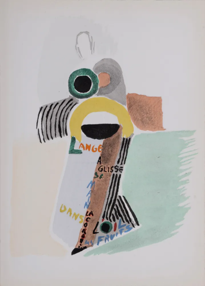 Трафарет Delaunay - Costumes (U), 1969