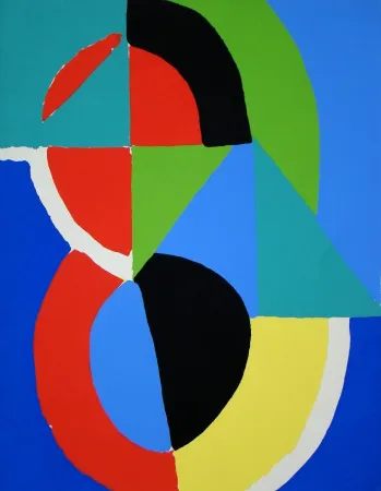 Трафарет Delaunay - Gouache, 1955