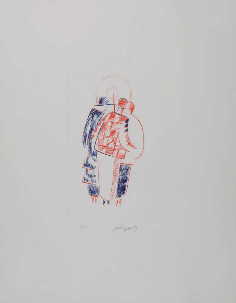 Офорт Delaunay - Groupe de femmes, 1978 - Hand-signed