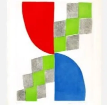 Гравюра Delaunay - Humanité circa 1970