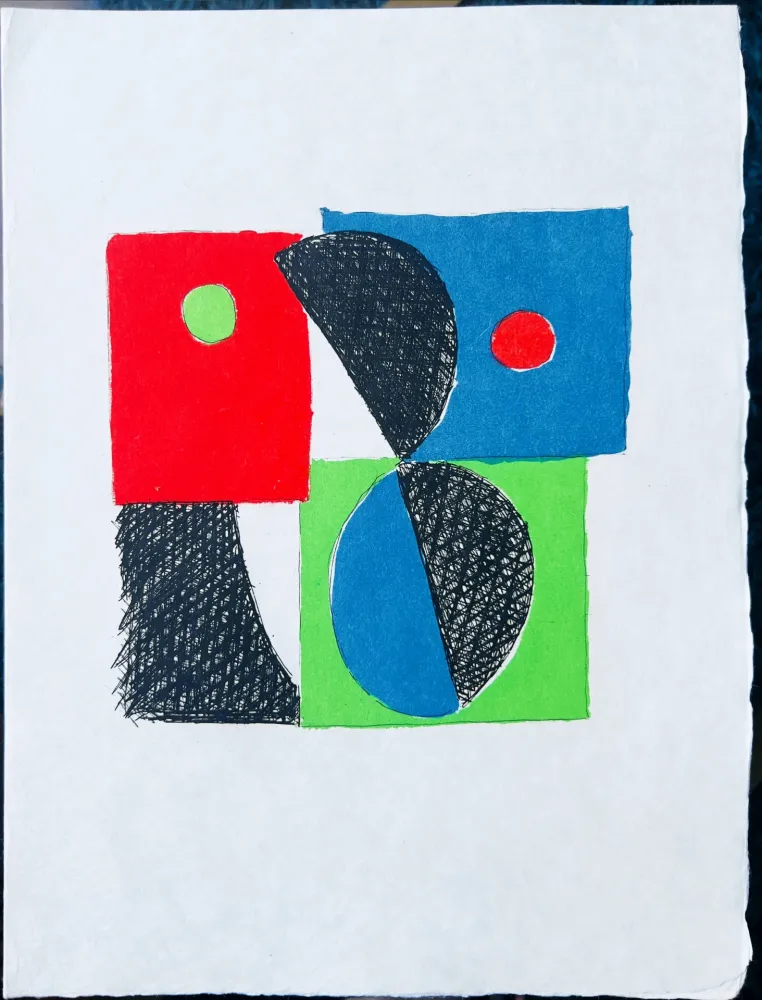 Офорт Delaunay - Juste Présent