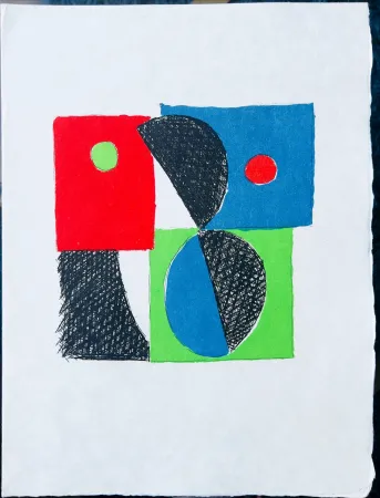 Офорт Delaunay - Juste Présent