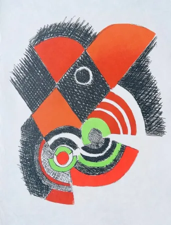 Офорт Delaunay - Juste Présent