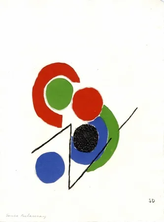 Офорт И Аквитанта Delaunay - Juste présent planche 1