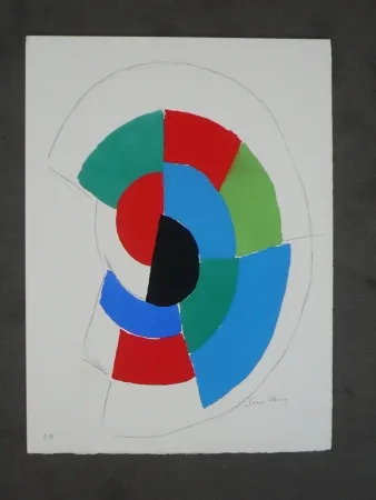 Трафарет Delaunay - Les  illumination de Rimbaud