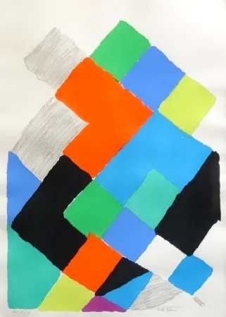 Трафарет Delaunay - Les illuminations de Rimbaud